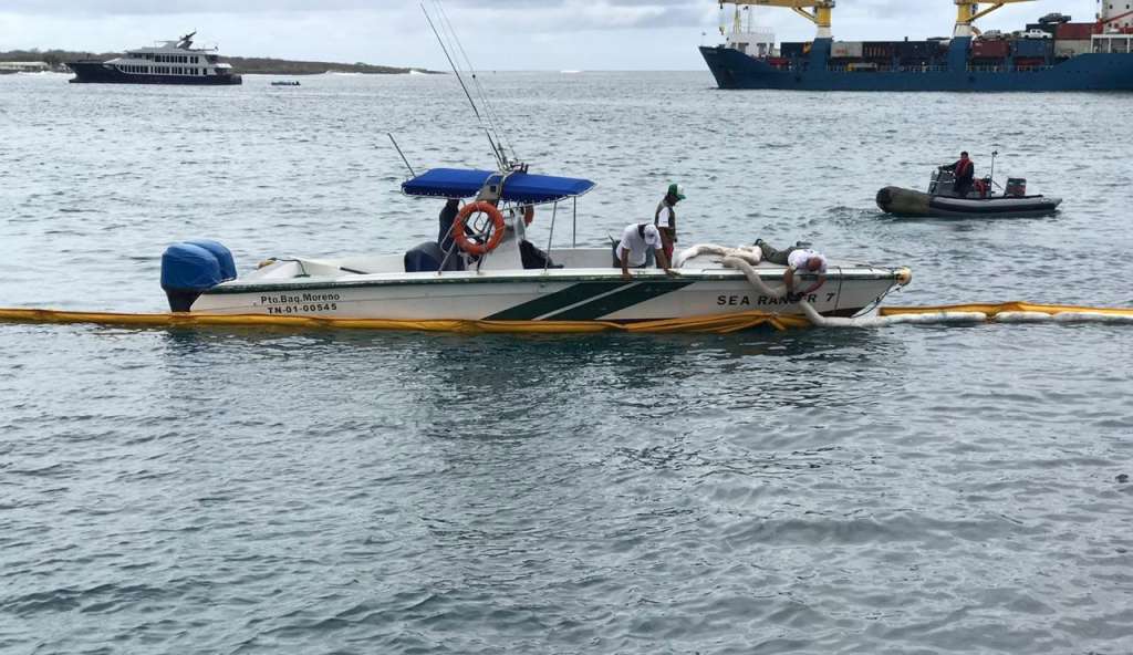 Controlan derrame de combustible en las islas Galápagos