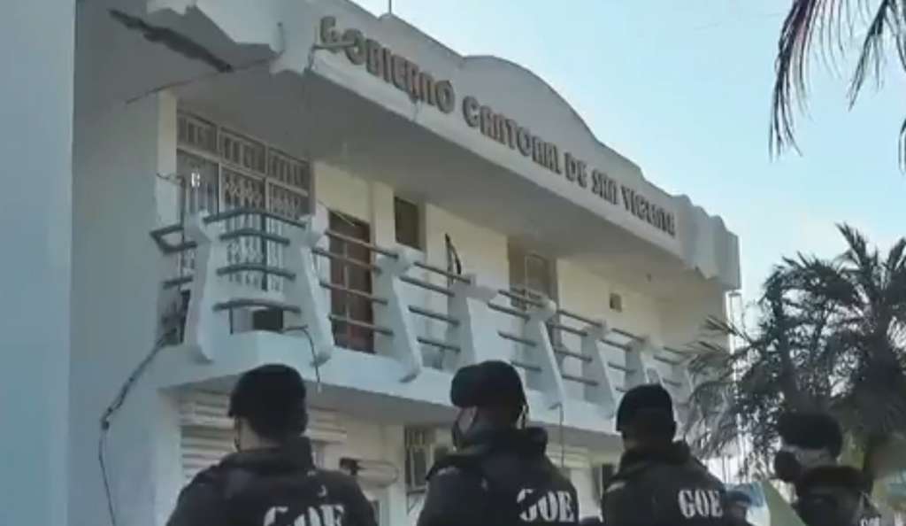 Municipio de San Vicente fue allanado con fines investigativos