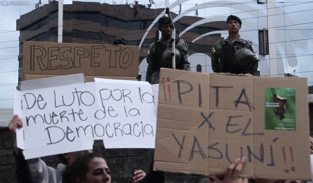 Yasunidos insiste en explicaciones al CNE sobre rechazo de firmas