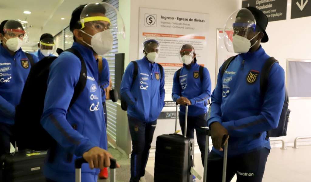 Selección ecuatoriana ya está en Argentina