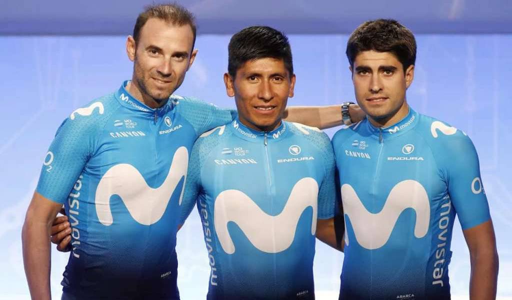 Quintana, Valverde y Landa, irían por Movistar Team al Tour de Francia