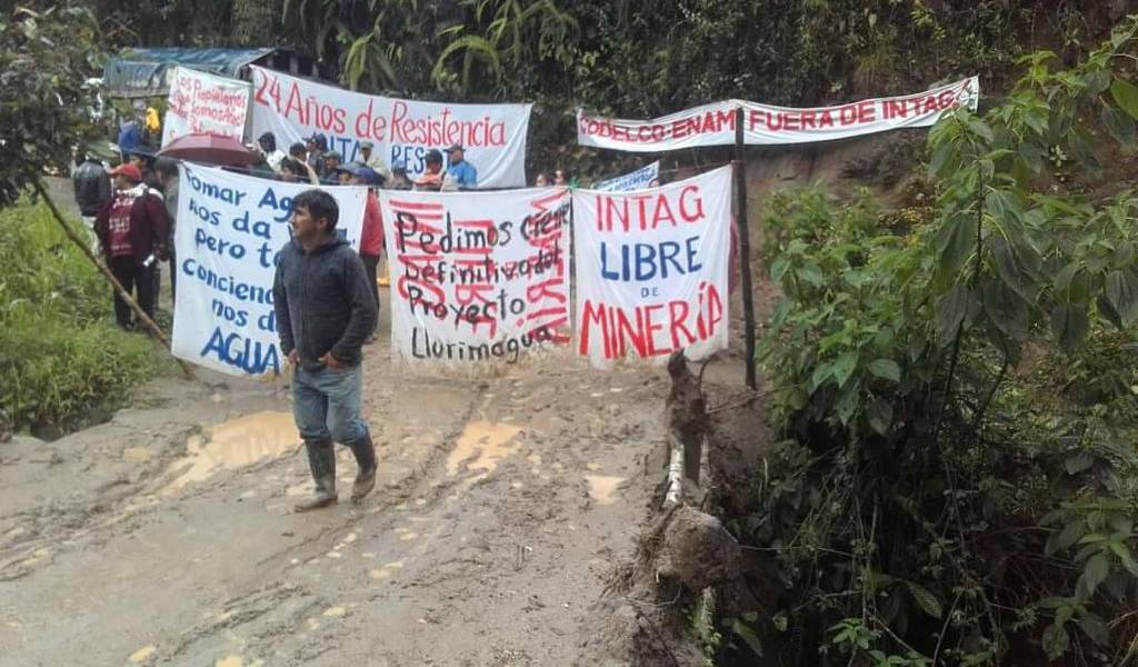 El agua está en riesgo en el río Coca y la población de Íntag