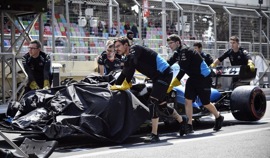 Sesión de entrenamiento de F1 se suspende por tapa de alcantarilla