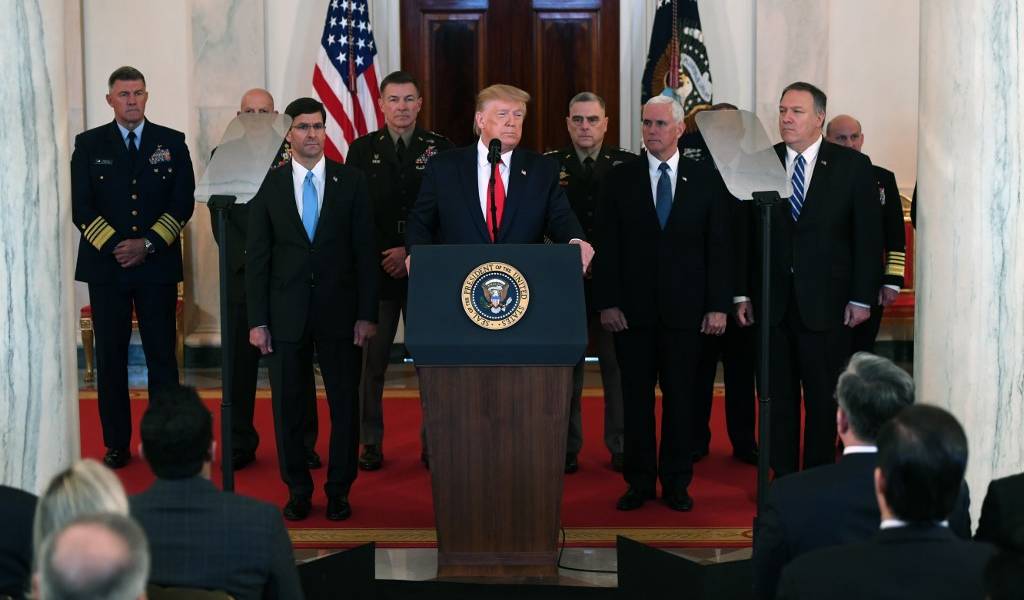 Trump asegura que no hubo bajas estadounidenses en ataques iraníes en Irak