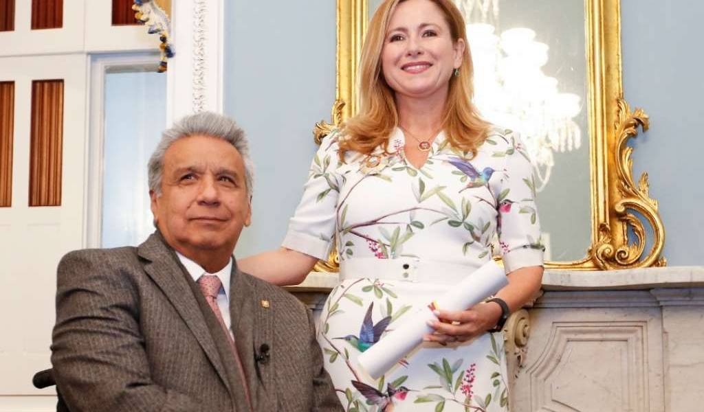 Moreno condecora a ecuatoriana, primera suramericana en Congreso de EEUU
