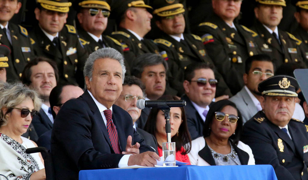 Lenín Moreno reitera confianza en la Policía para su seguridad presidencial