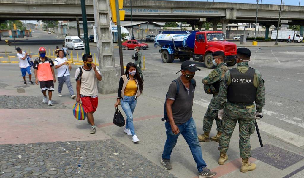 Guayaquil luce con pocos militares en las calles a pesar de ser zona especial de seguridad