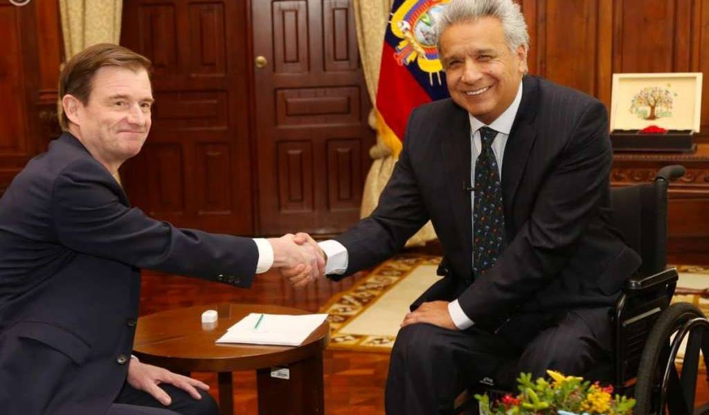 Presidente Moreno se reúne con representante de EEUU
