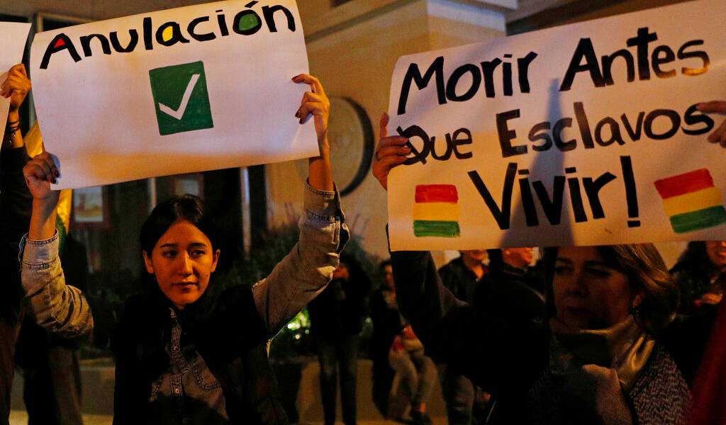 Oposición da ultimátum a Evo Morales para renunciar