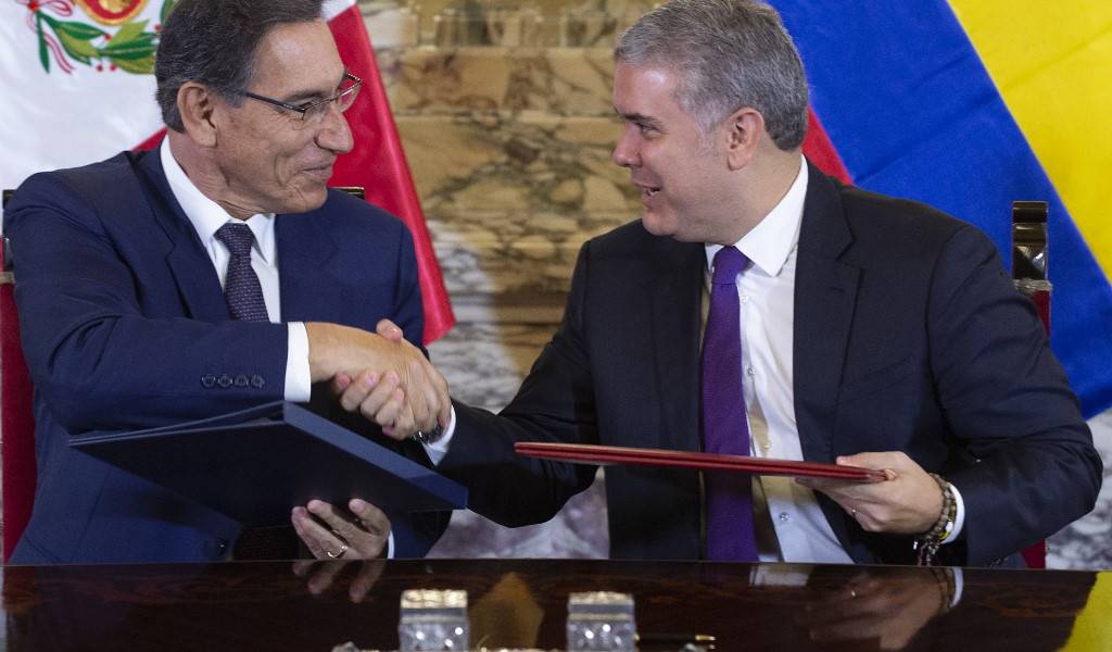 Perú y Colombia acuerdan lucha contra narcotráfico