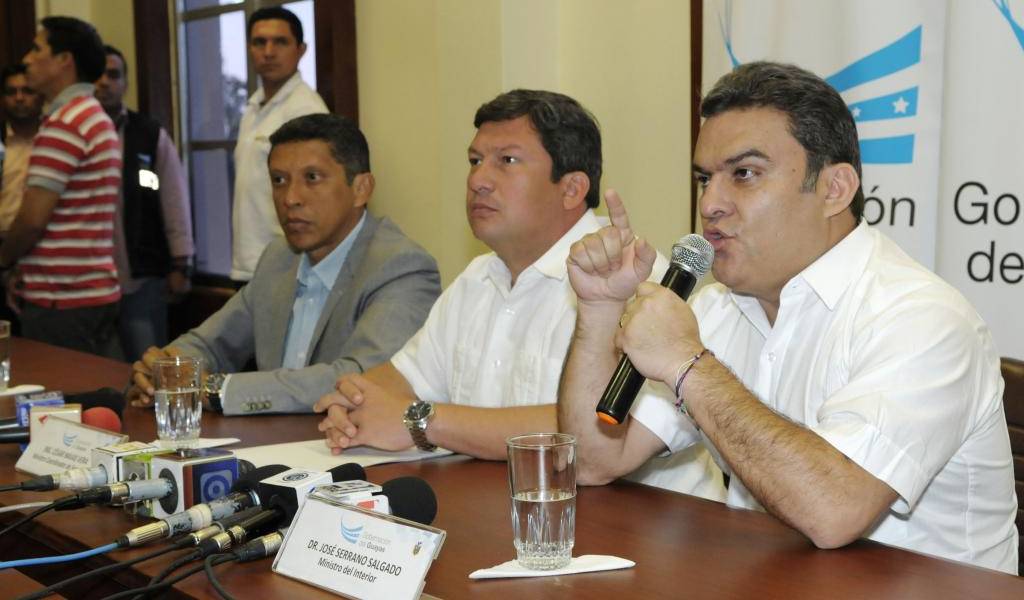 Nebot y Gutiérrez preparan actos violentos en marchas, dijeron ministros