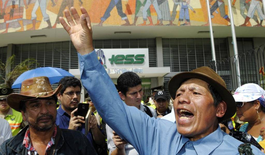 Marchas del Seguro campesino fueron pacíficas, pero con pedidos firmes