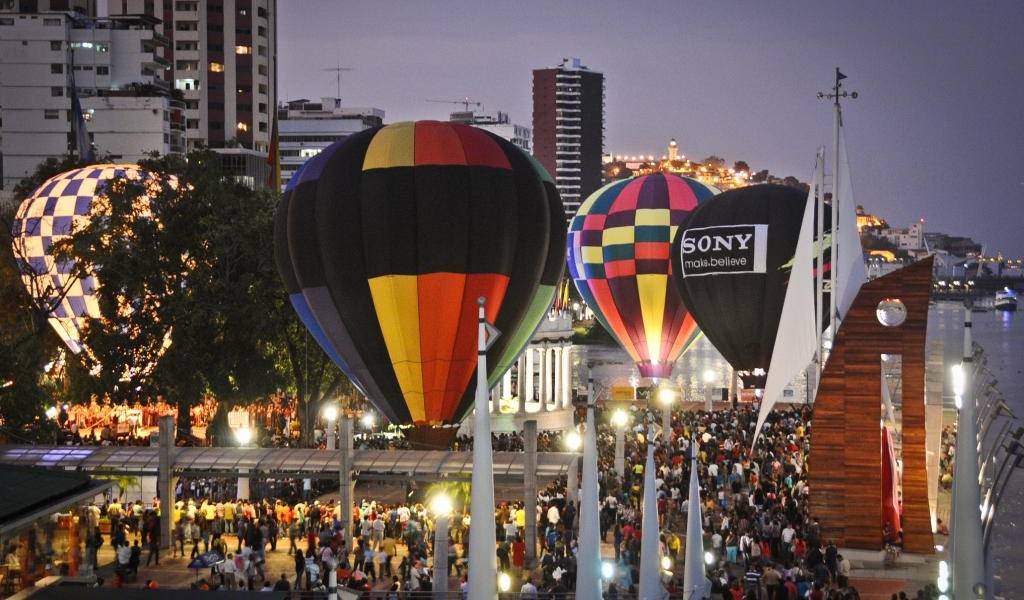 Festival de globos aerostáticos en Guayaquil será hasta el próximo domingo