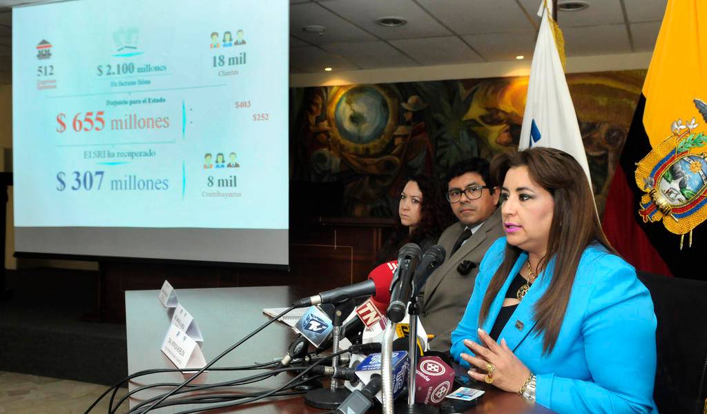 SRI revela que más de 500 empresas ‘fantasma’ fueron usadas para evadir impuestos