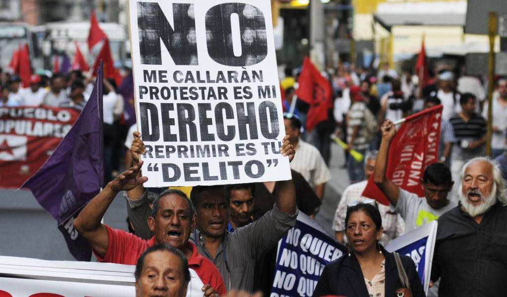 Organizaciones políticas y sociales afinan protestas de cara a último debate de enmiendas constitucionales