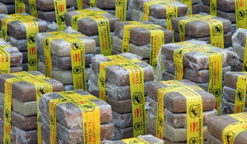 Ecuador confiscó 3,4 toneladas de cocaína que iban a México