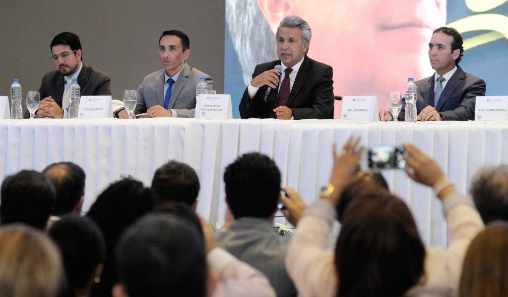Lenín Moreno dijo que su gobierno mantendrá la dolarización