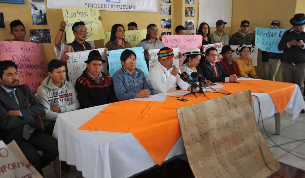 Conaie pide desclasificar documentos sobre el paro de octubre