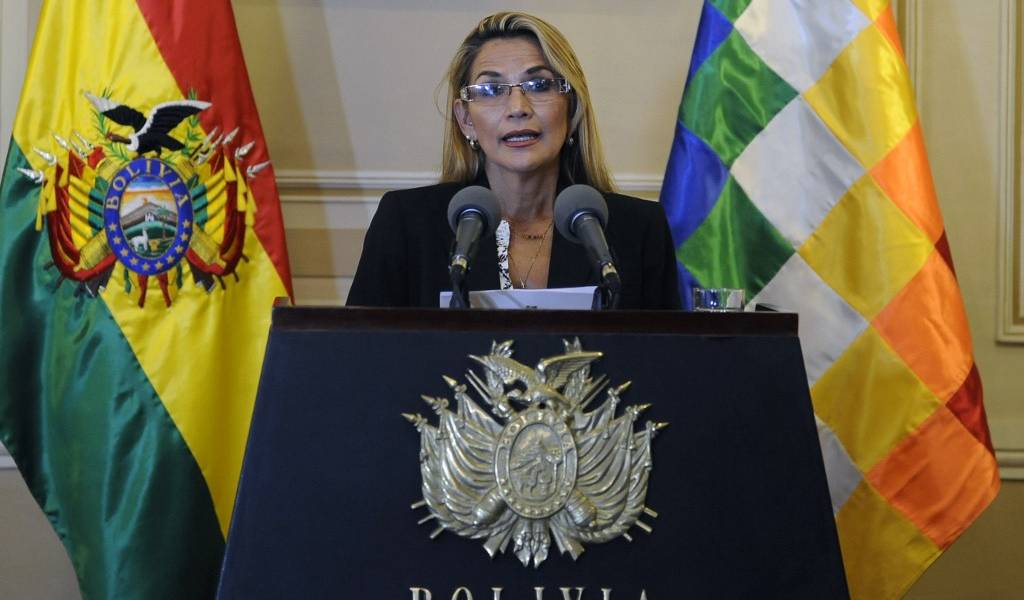 Presidenta de Bolivia pide al Congreso aprobar ley para elecciones