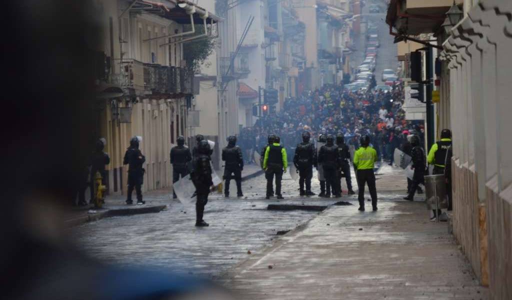 Tensión ante protesta indígena de este miércoles