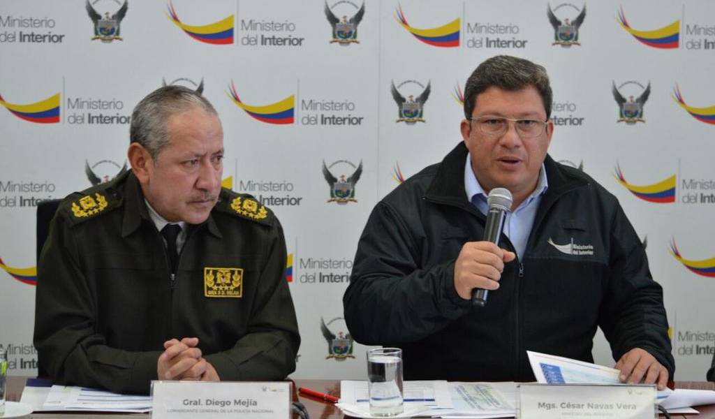 Ministro del Interior confirma que exfiscal Galo Chiriboga fue retenido