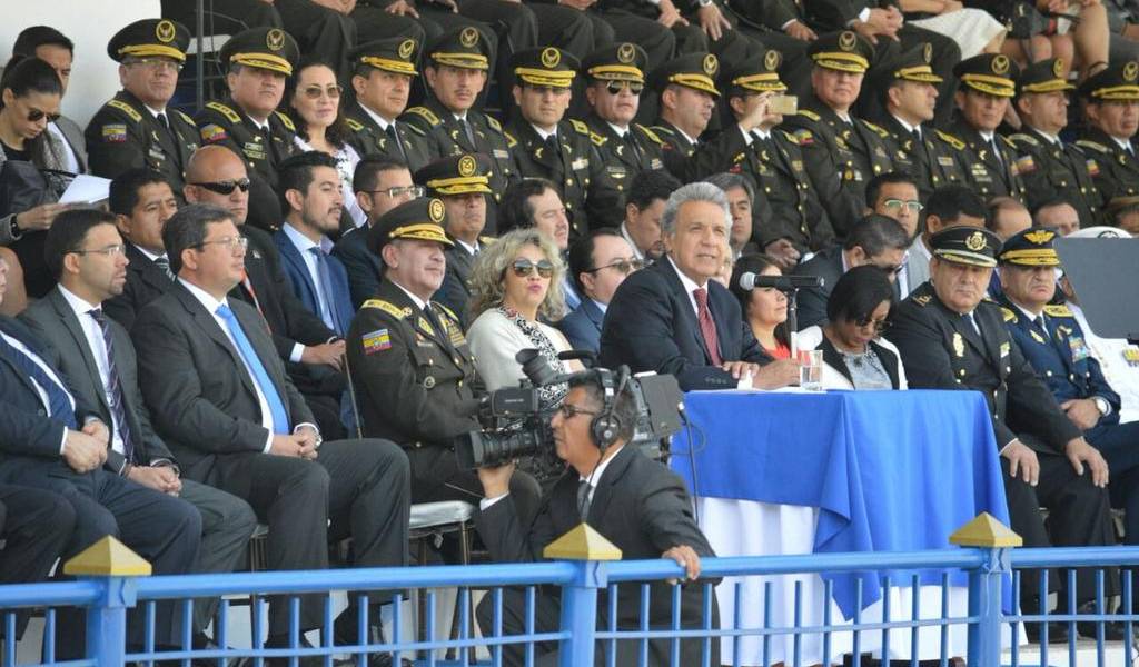 Lenín Moreno reitera confianza en la Policía para su seguridad presidencial
