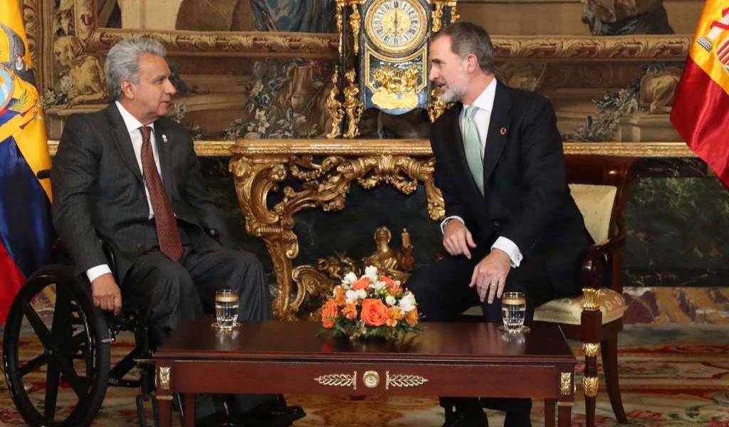 Presidente Moreno se reúne con el Rey de España