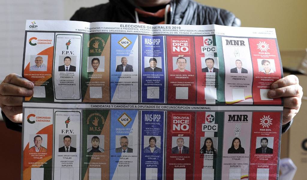 Crece sospecha en Bolivia de manipulación de resultados electorales