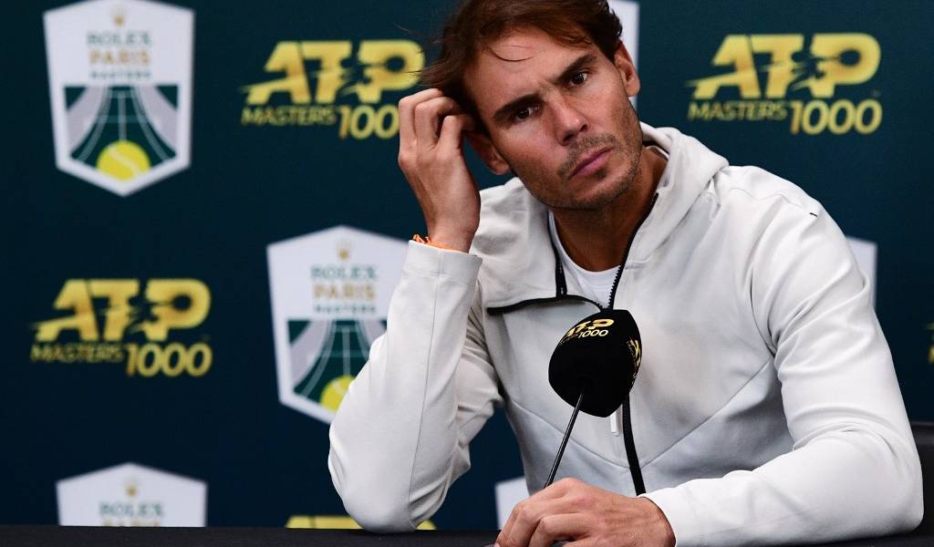 Rafael Nadal se retira del Masters 1000 de París