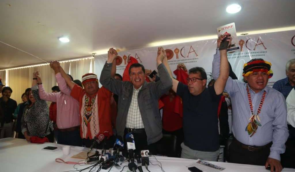 Conaie: Miles de indígenas llegarán a Quito este martes