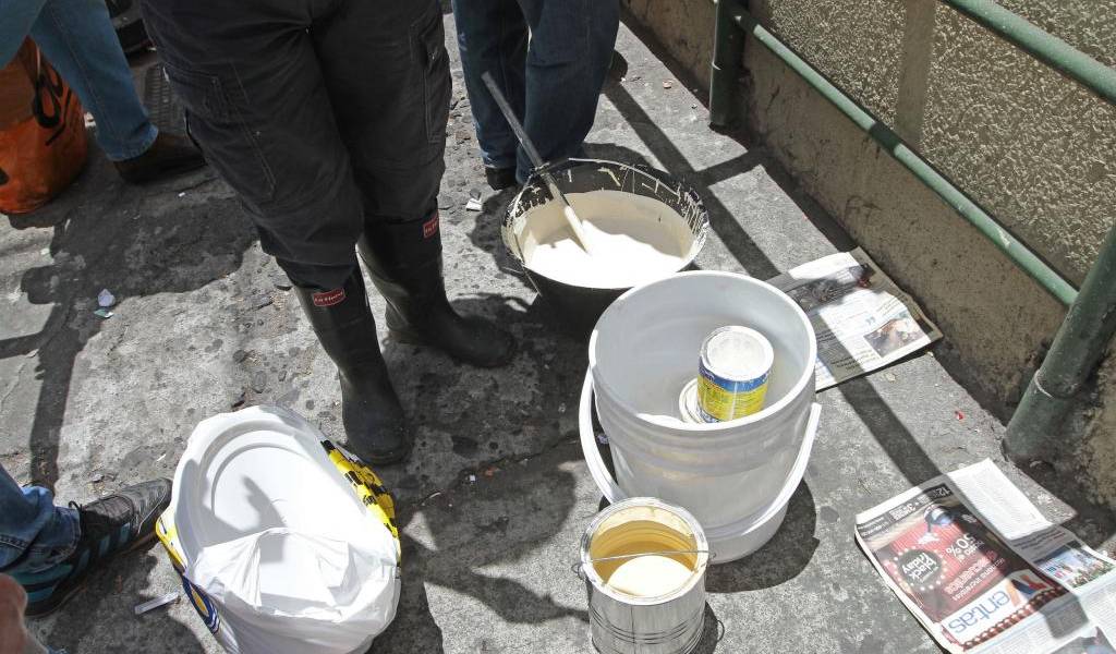 La Conaie limpia las calles de Quito y alista marcha