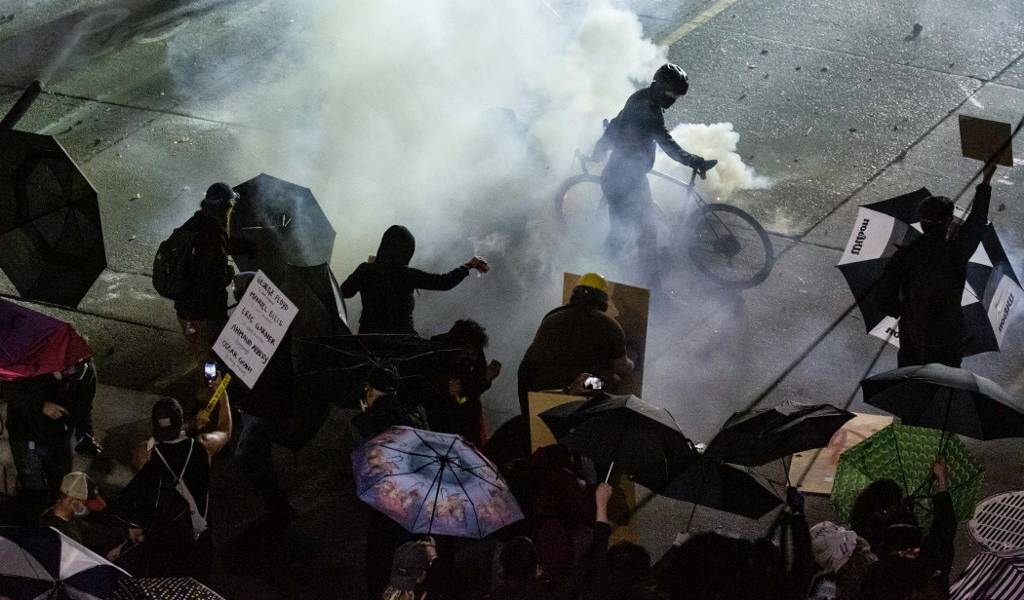 Un herido de bala durante manifestación en EEUU