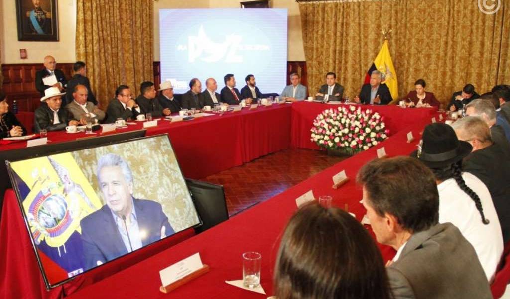 Moreno pide a indígenas no mentir y volver al diálogo