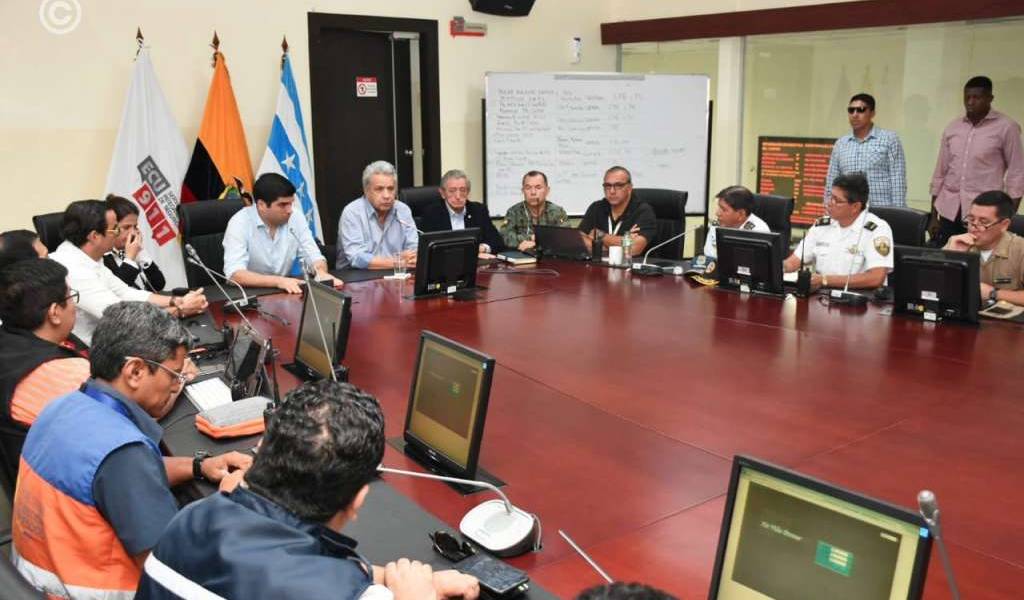 Moreno regresa a Quito a monitorear situación del país
