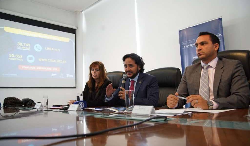 Coronavirus: Cerca de 80 mil personas ya usaron el sistema de telemedicina en Ecuador