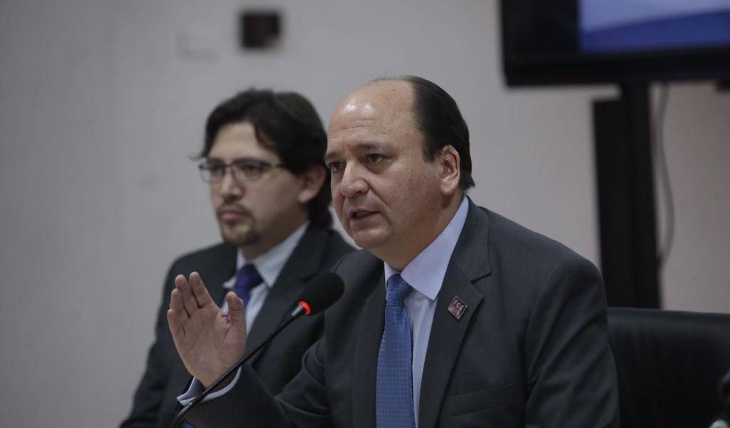 Audiencia de Pedro Delgado, primer pedido del fiscal Carlos Baca Mancheno