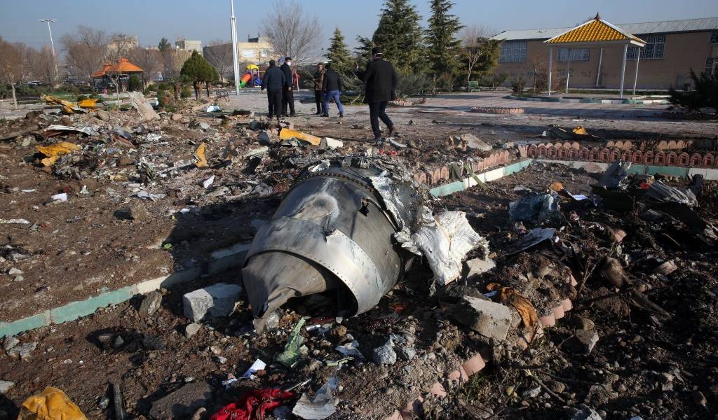 Irán pide a Canadá que comparta información sobre avión ucraniano