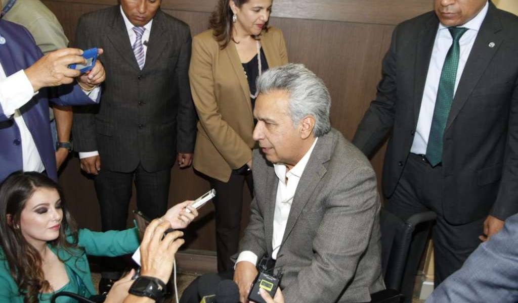 Presidente Moreno visita a Julio César Trujillo