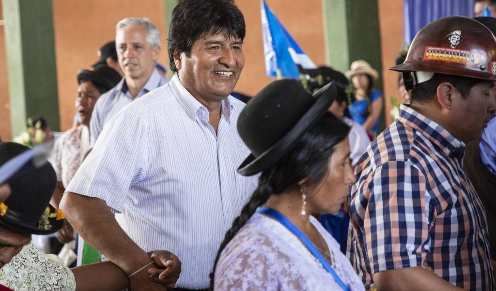 Evo Morales encabeza preferencia electoral en Bolivia