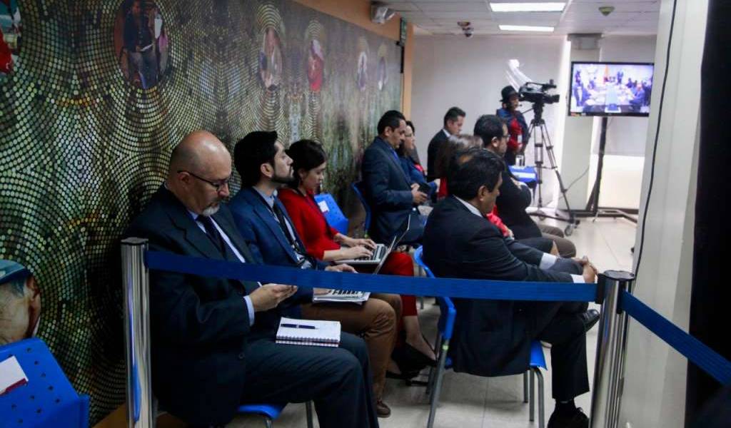 Jueza constitucional faltó a audiencia de evaluación