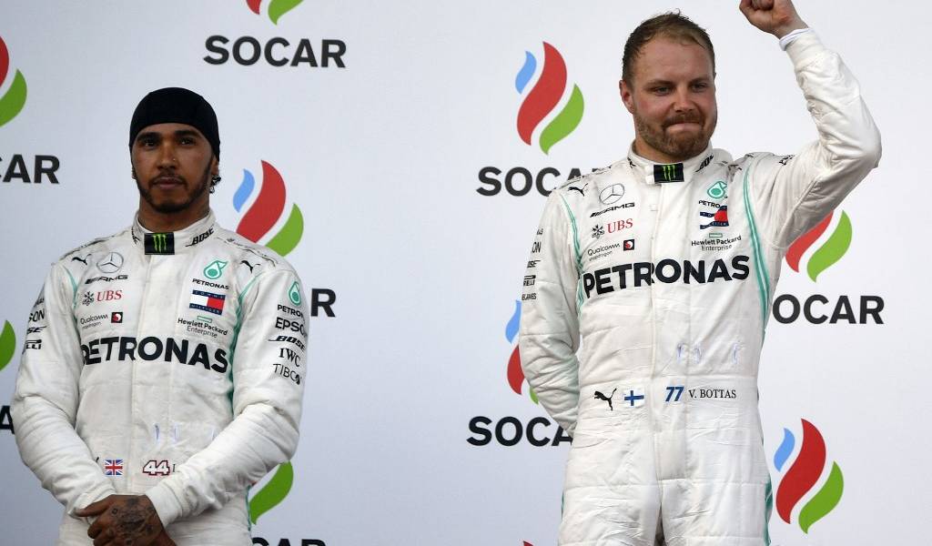 Mercedes logra nuevo doblete en Gran Premio de Azerbaiyán