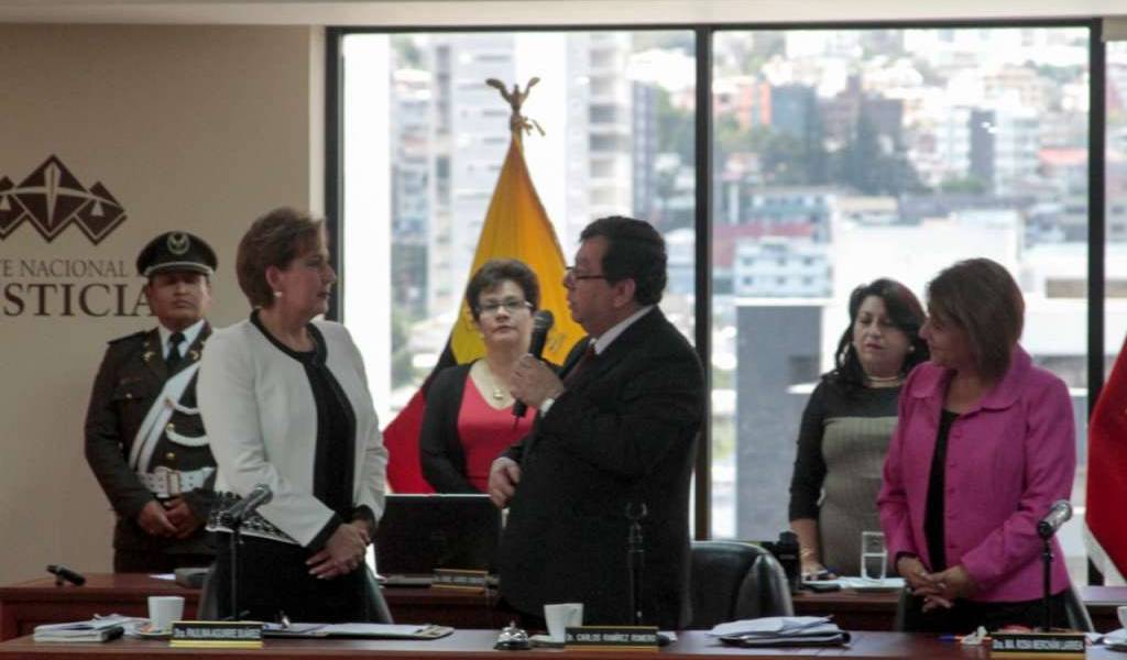 Por primera vez una mujer preside la Corte Nacional de Justicia ecuatoriana