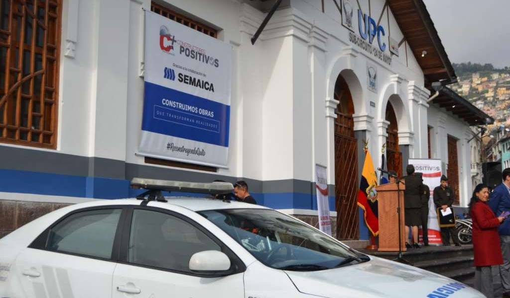 Rehabilitan UPC en Quito, destruida en protestas de octubre