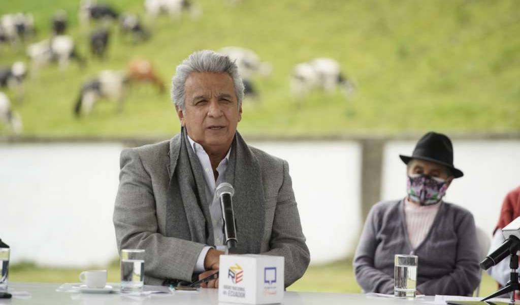 El presidente Moreno felicita a Guillermo Lasso, tras resultados electorales