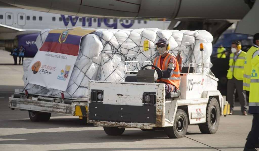 Tercer lote de vacunas de Pfizer llega hoy a Ecuador