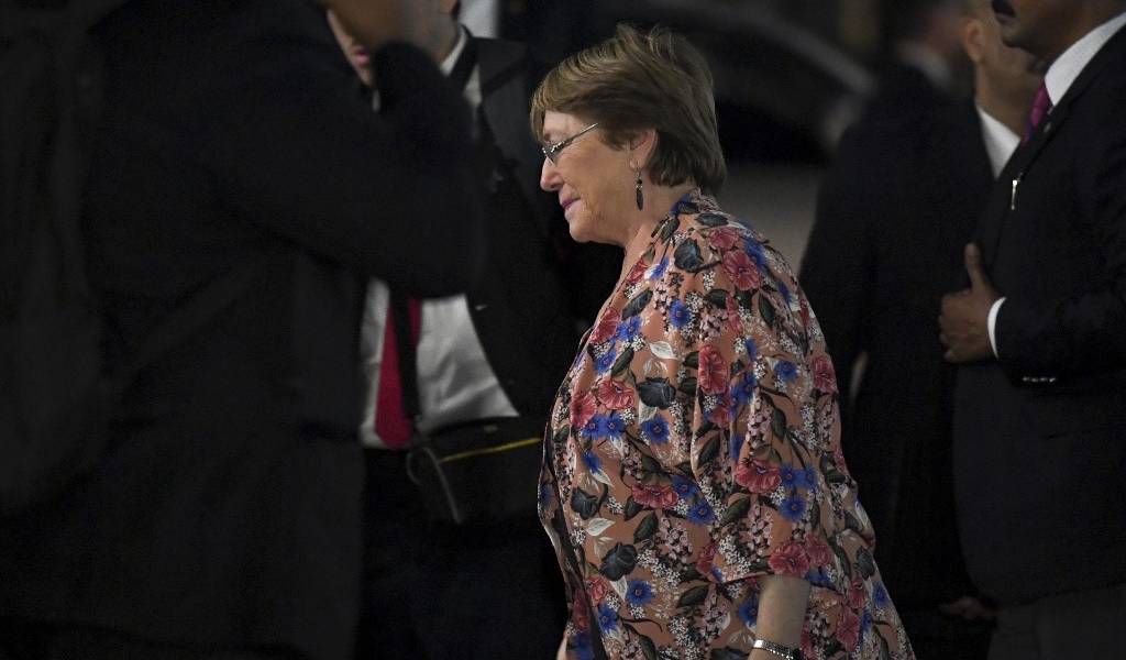 Bachelet se reúne con el canciller de Venezuela