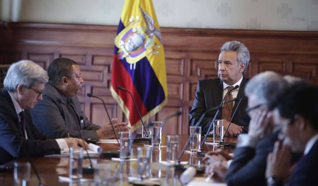 Moreno pidió a secretario de OPEP dar seguimiento a licitación y construcción de Refinería de Manabí