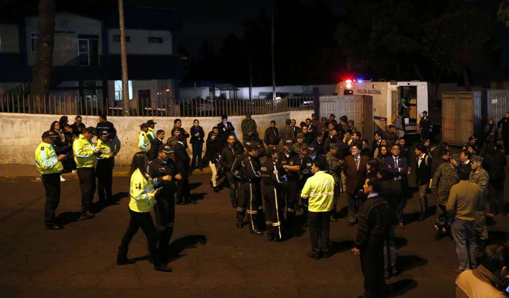 Fiscalía realiza reconstrucción de los hechos del 30S