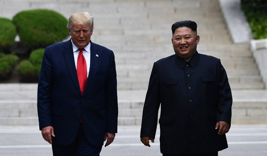Histórica reunión entre Trump y Jong-un en frontera de Coreas