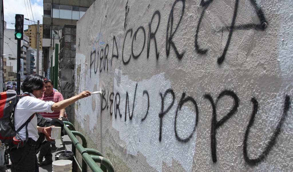 La Conaie limpia las calles de Quito y alista marcha